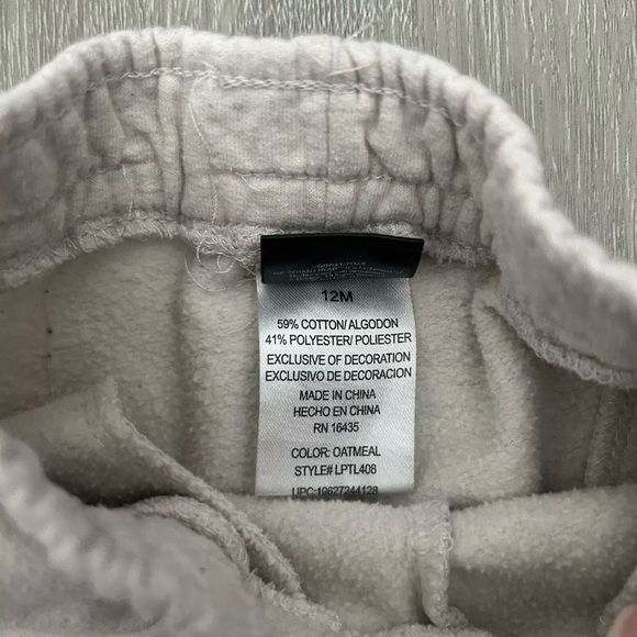 Disney Pixar Toy Story Buzz Woody Fleece Hoodie Pants Set Size 12 Months - Picture 4 of 4